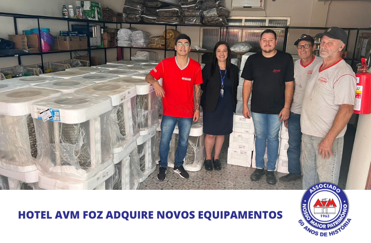 HOTEL AVM FOZ ADQUIRE NOVOS EQUIPAMENTOS