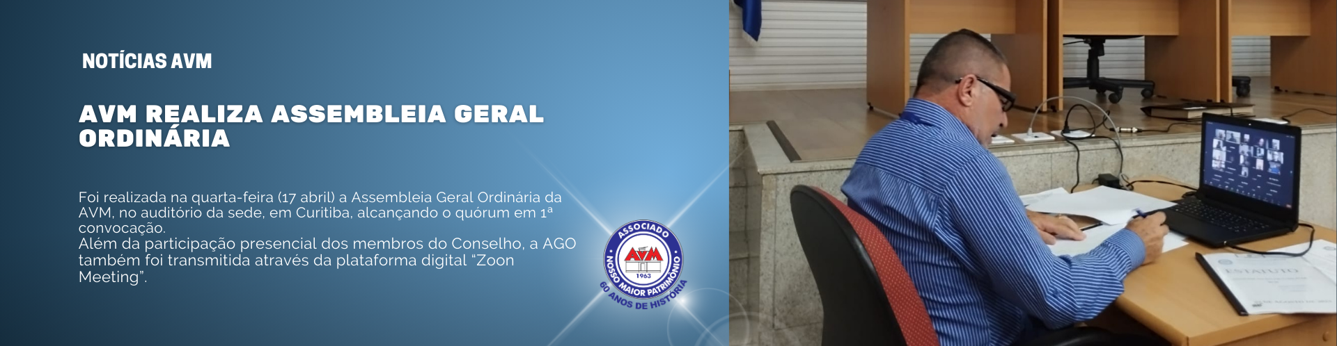 AVM REALIZA ASSEMBLEIA GERAL ORDINÁRIA